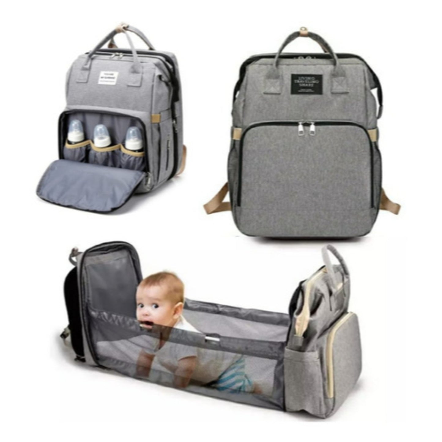 MALETA PAÑALERA IMPERMEABLE