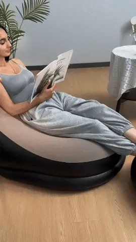 Sillón inflable Reclinable + Puff