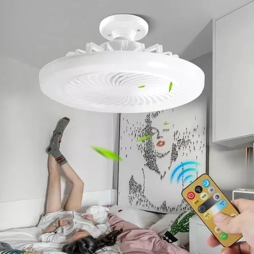 BOMBILLO VENTILADOR CON CONTROL DE TECHO