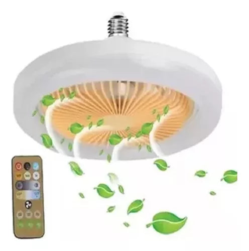 BOMBILLO VENTILADOR CON CONTROL DE TECHO