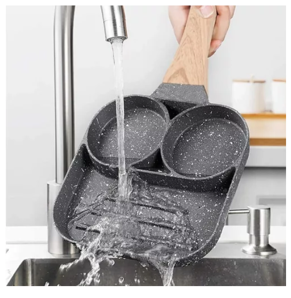 SARTEN ANTIADHERENTE MULTIUSOS 3 PUESTOS