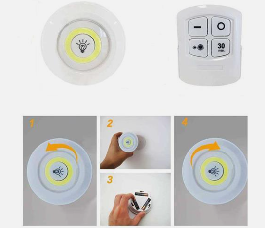 LAMPARA LUZ LED X3 PORTATIL INALAMBRICA