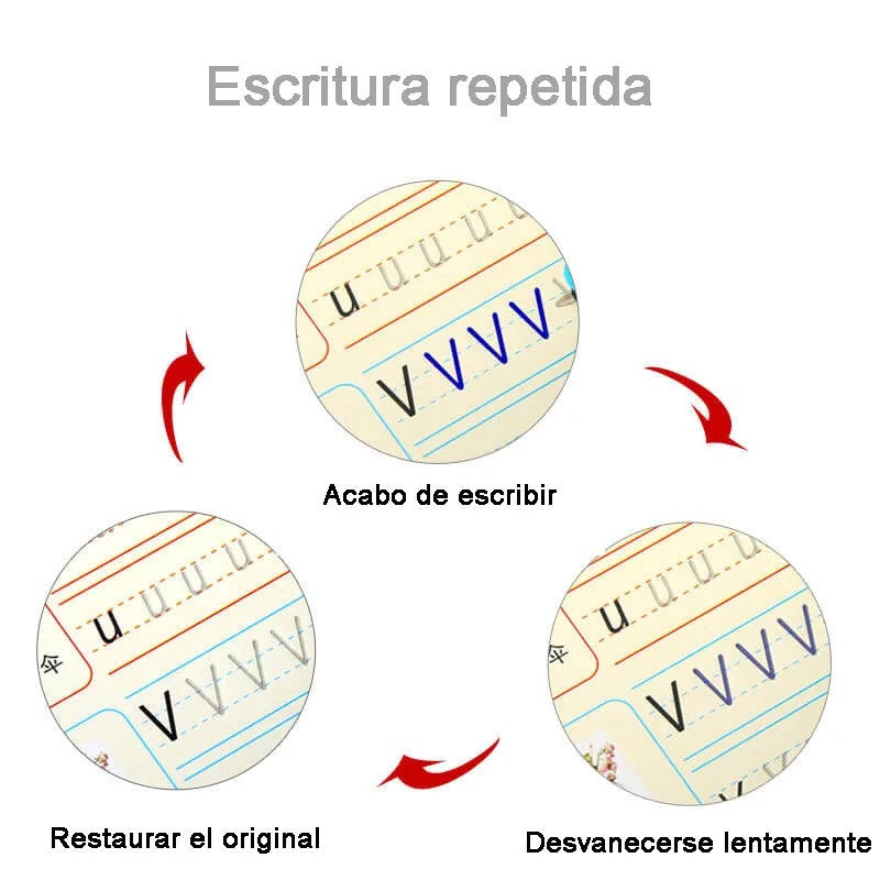 KIT 4 LIBROS CALIGRAFIA INFANTIL